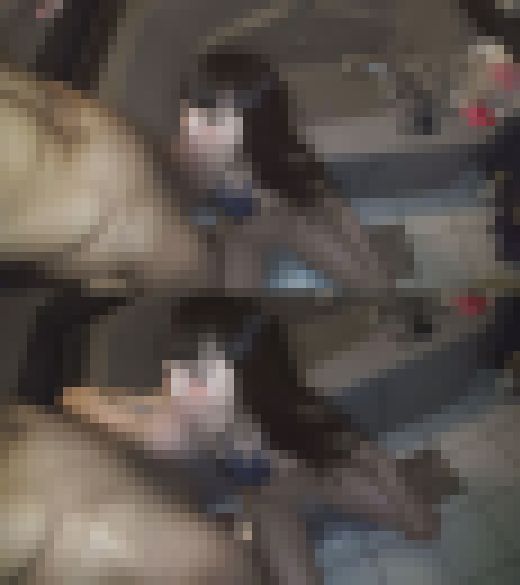 【個人撮影】色白スレンダー美少女のフェラ抜き‼お風呂でチンしゃぶしてもらってちっぱいにぶっかけ‼〈素人〉　サンプル画像2