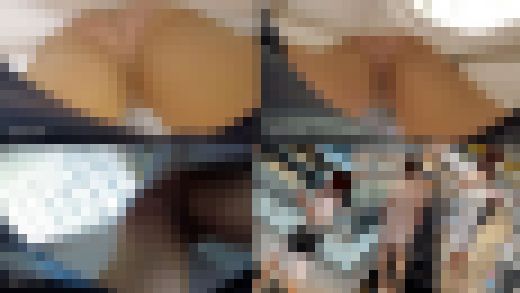 【4K】昼休みに買い物をするOLさんのパンストP　サンプル画像1