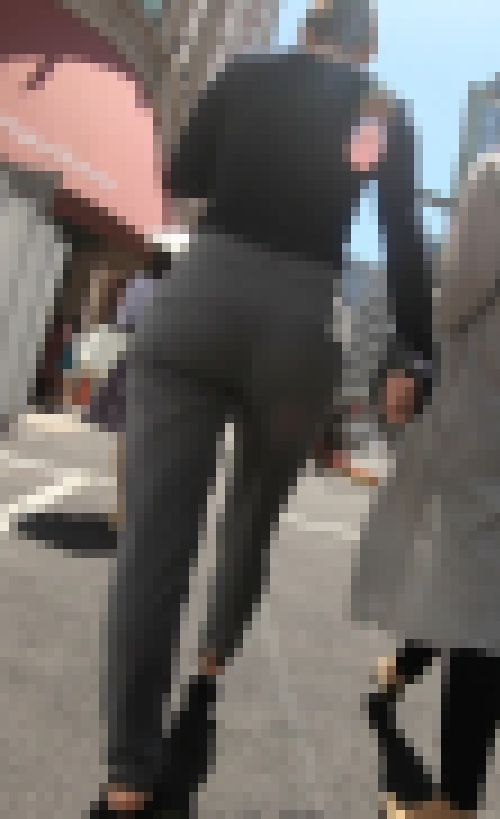 Tバックグレーパンツ ランチOL　サンプル画像1