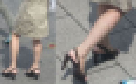 最新作　Ｔｈｅ素足＆ヒール（つま先＆かかと）素足にサンダル！ミュール！ヒール！ No.３５　サンプル画像3