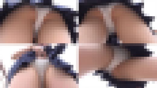 ミニスカJ.Kちゃんに野外で露出させたい！（2） 屋上パンチラ編　サンプル画像3