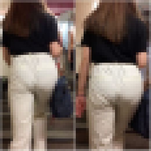 No.100「Part2・パンティー丸見えストライプパンツ」　サンプル画像2