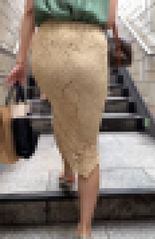 【再販商品SALE】出勤前のエロいレース尻が男の肉棒を勃起させながら闊歩する。痴女っぽい感じの風貌はまた何ともエロい【58】　サンプル画像2