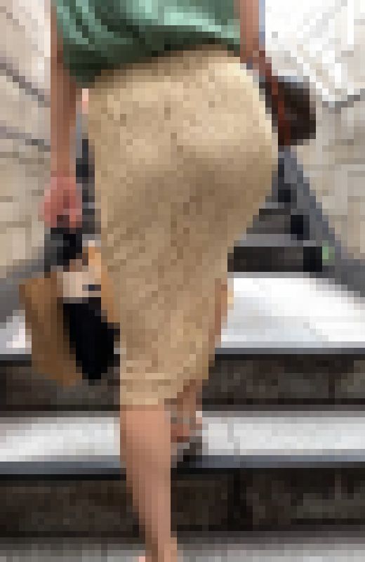 【再販商品SALE】出勤前のエロいレース尻が男の肉棒を勃起させながら闊歩する。痴女っぽい感じの風貌はまた何ともエロい【58】　サンプル画像3
