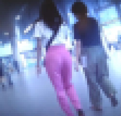 激カワ美少女のピタパンプリプリ美尻の割れ目に大興奮 サンプル画像
