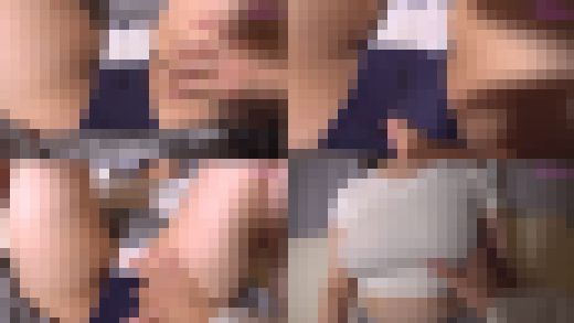 セクハラされて感じちゃう巨乳娘（3） ディープキスしながら股間弄り、パンツに濡れシミ編　サンプル画像2