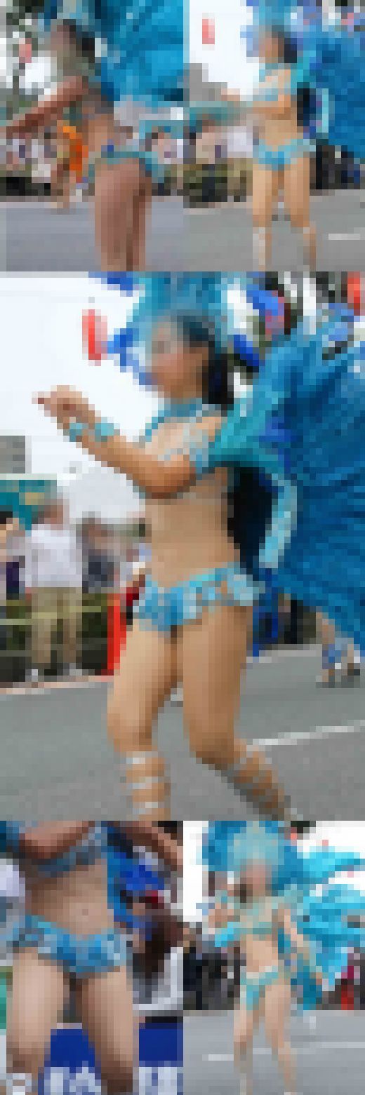 【写真】はち切れんばかりの肉弾美ヒップが揺れるエメラルドブルーの健康美ダンサー 高画質190枚 vol.1 サンプル画像2