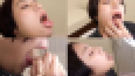 プレミアム版付き！平井栞奈のマニアックな口内観察・口内フェチプレイ！【口内フェチ】【丸吞み】　サンプル画像1