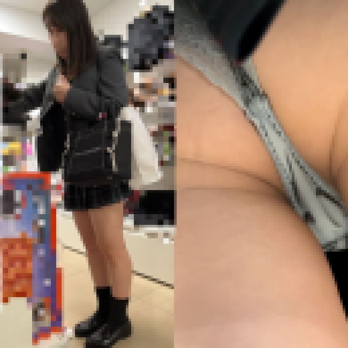 vol.12 S級制服バックレースパンツK 逆さ撮り サンプル画像