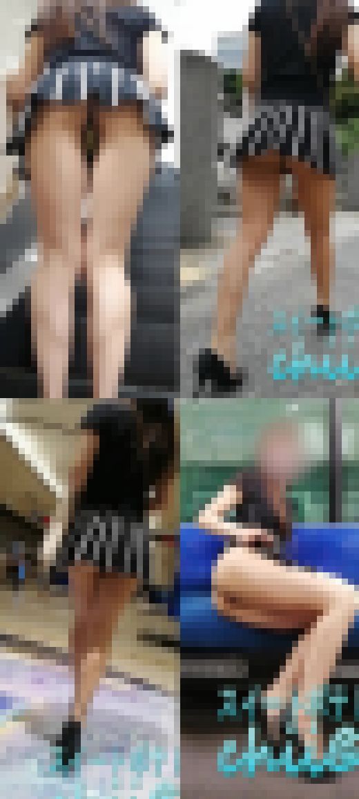 Y浜駅アナルプラグ散歩♡短過ぎる股上3cmスカート♡　サンプル画像1