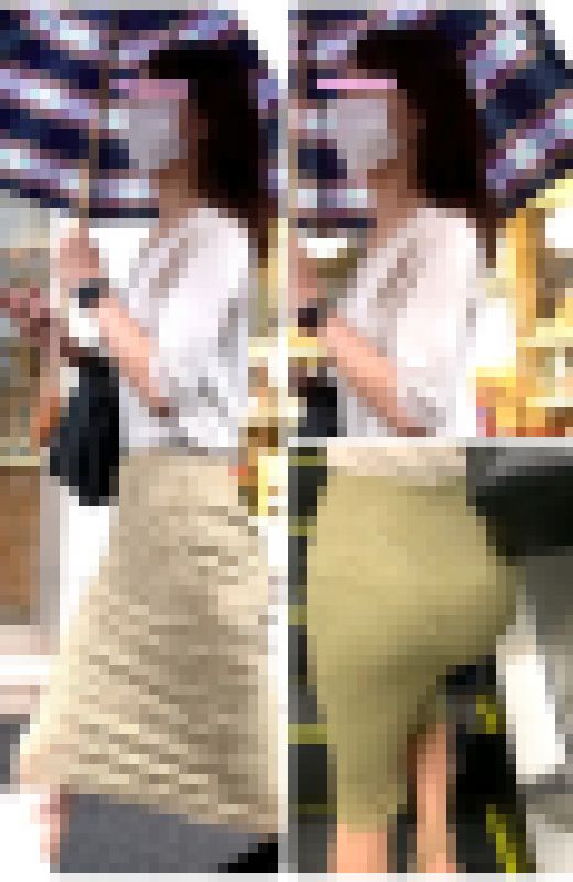【好評再販SALE】清楚エロOLの美尻でスレンダーでエロそうな顔した最高の若い女の肉尻！後ろからの立ちバック【96】　サンプル画像1