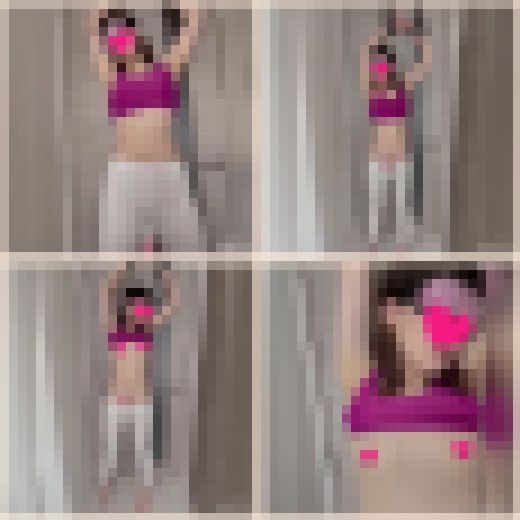 【調教・命令／目隠し＆拘束】ノーブラノーパンでヨガウエアのまま電マ地獄に！！（mp4）　サンプル画像1