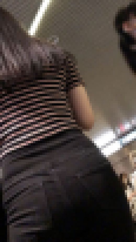 002 巨乳美女のハイウエストスキニー尻(前編)　サンプル画像3