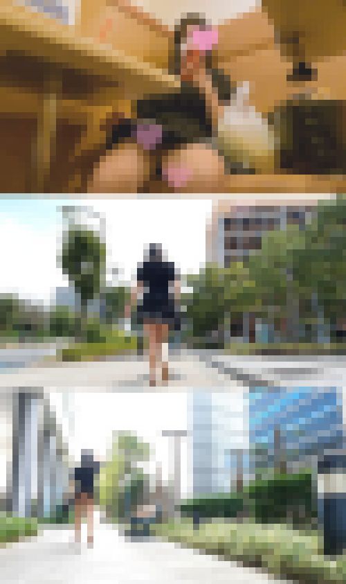 強風でTバックパンモロ！風チラ装ってエロ尻見せつける蠱惑系女子！電車でもどこでもやりたい放題！_TPC-057　サンプル画像1