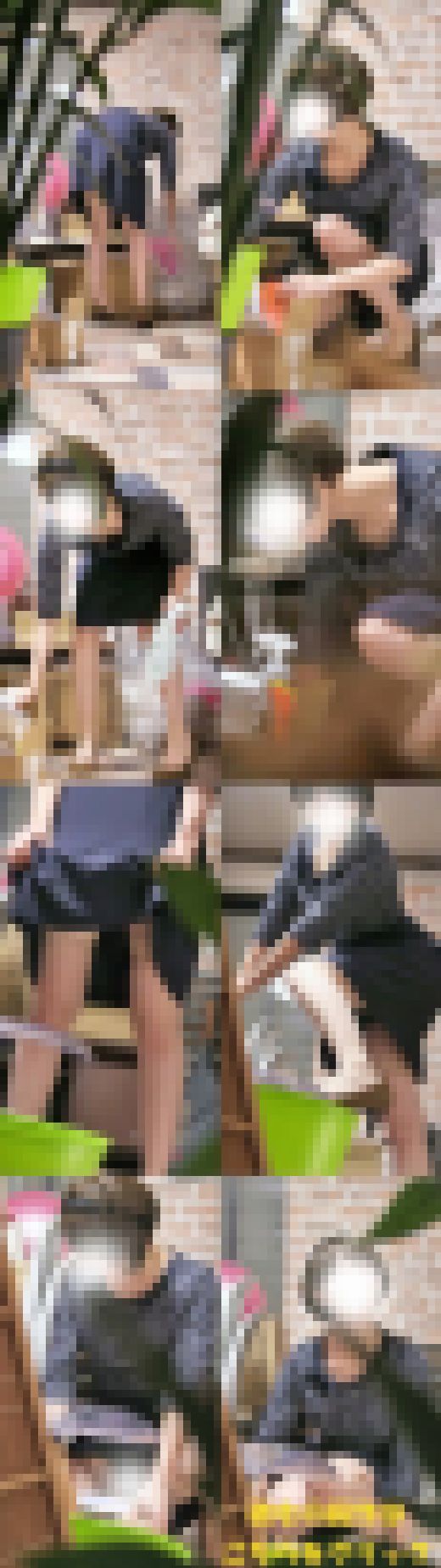 バレたのに・・・美脚さん食い込みパンティ丸見えでドヤ顔してくるんだが・・・　　2アングルセット　サンプル画像2