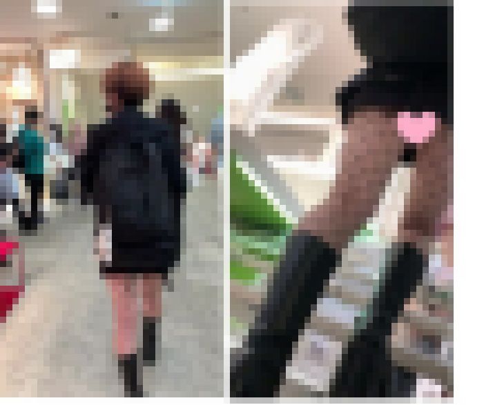 【ギャル追い10】バンギャ風の網タイツガール サンプル画像