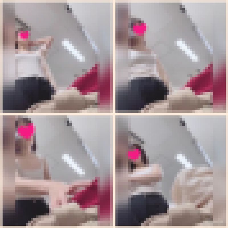 【盗撮／バイト更衣室】アルバイトの子が制服に着替えるところ（mp4） サンプル画像
