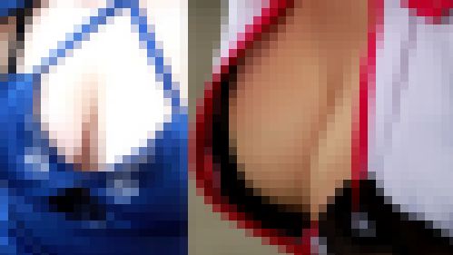 【プチ乳輪♡】爆乳コスプレイヤーズ！貴重な谷間を大胆に放出する女神達【おっぱい】 サンプル画像