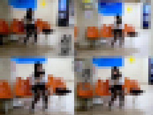 深夜の駅のホーム。つぶれた女性のパンストを破り、公衆の面前に晒す【泥●OLパンチラ】 サンプル画像3