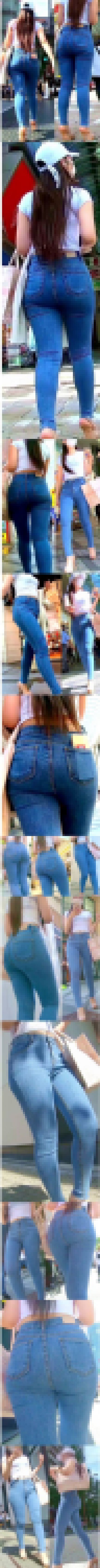 No.777脚線美の見ごたえバッチリ！スキニーデニムのスタイリッシュお姉さん　サンプル画像1