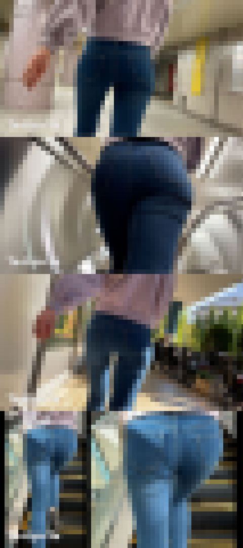 【4k】細身だけど意外と良い尻してる若い娘　サンプル画像1