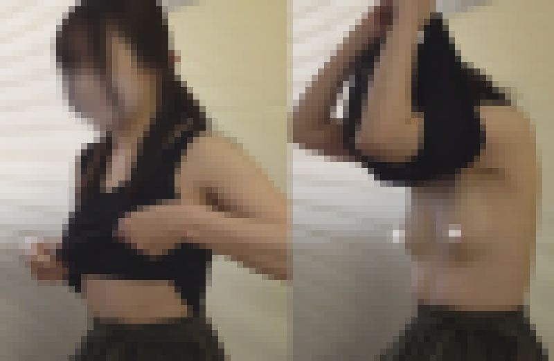 【一般外来】ノーブラ来院 既にコリッコリ乳首!おっぱいを触ると照れ笑いするご近所人妻さん サンプル画像