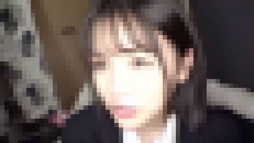 【素人】制服素人娘の濃厚ご奉仕から中出しセックス　サンプル画像1