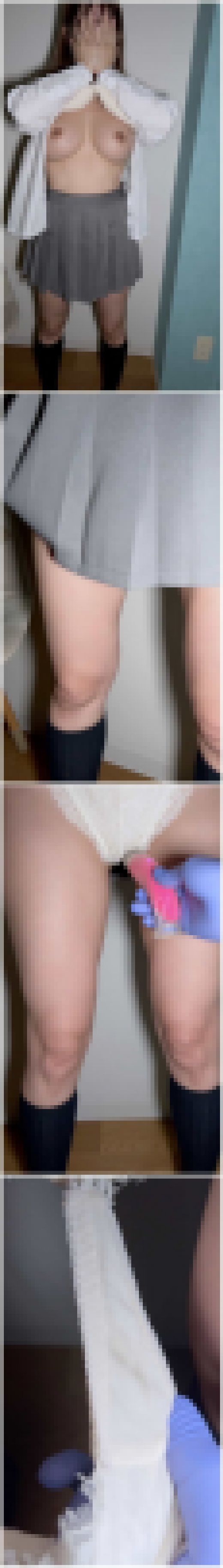 【自習室】諭吉支援で下着買取、Gカップパイパン娘（その場でおもちゃ当ててシミ作り）　サンプル画像1