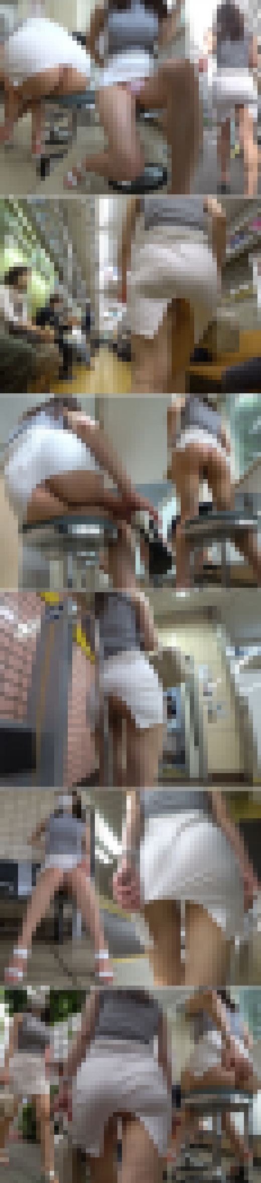 【超高画質】超一流企業の美人OLが醸す極上エロBODY！！長身美脚故にスリットから出ちゃう淫尻が最高ｗｗおまけに超美爆乳なんです　サンプル画像3