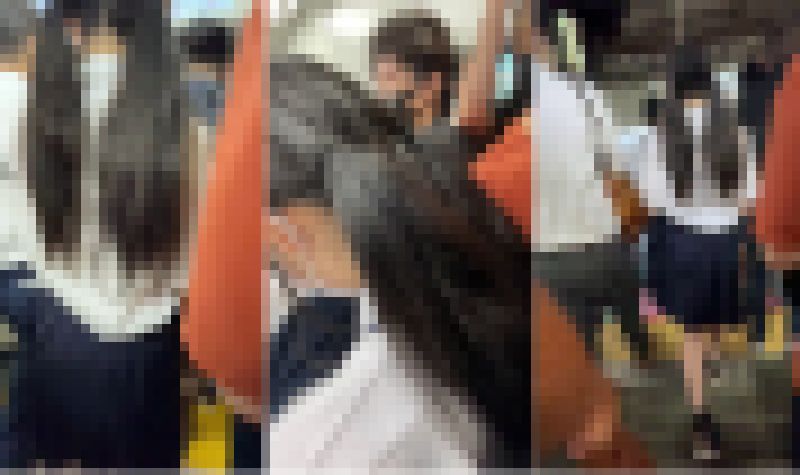 梟の痴漢報告064（ツインテール制服女子に連日痴漢2日目） サンプル画像