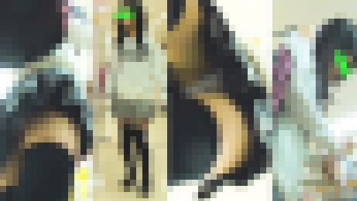 【フルHD】ふりふりスカート＆ニーハイ 美少女の超接写パンチラ　サンプル画像1