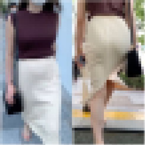 No.266「重たそうな爆乳美女 スリットスカートもイヤらしい」 サンプル画像