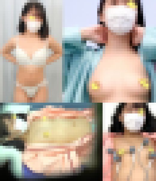 【#43セクハラ検診/触診/心電図】美乳過ぎる商社の美人OLさんのアナルとマ●コが丸見えに‼︎　サンプル画像3