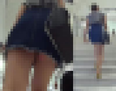 サンダル女２名：デカ尻とミニスカ　サンプル画像2