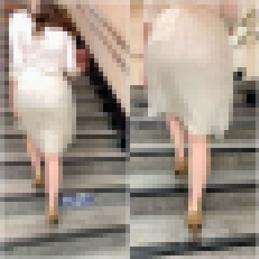 No.275「女子アナ系OL　シースルーのようなスカート姿」　サンプル画像1