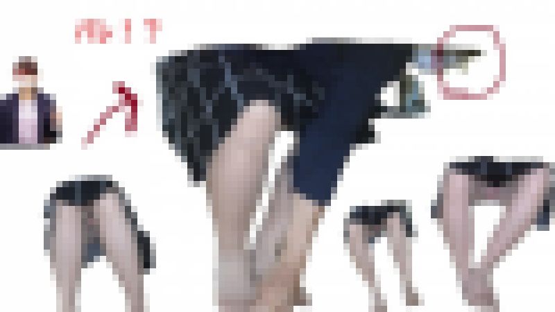 【危険】※顔出し※バレた!!?心臓バクバク開脚♡ サンプル画像