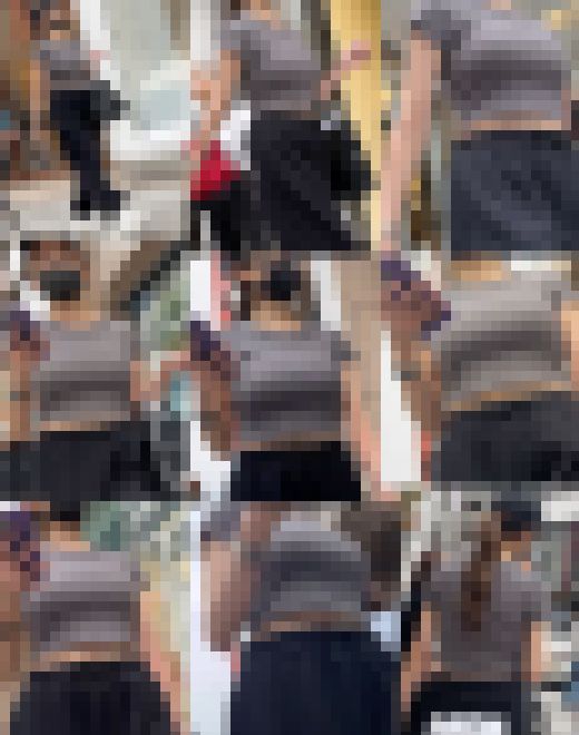 【プラチナクラス】スポブラ？マタニティブラ？お顔も可愛い着衣巨乳様！　サンプル画像1