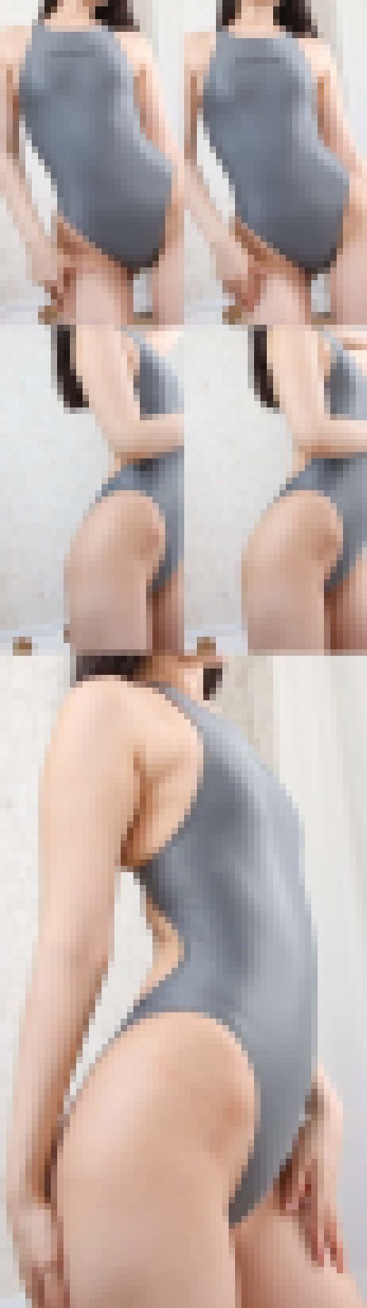 【フェチ動画】元水泳部の女子大生！165cm完璧BODYの美しい張りの鼠蹊部に食い込むハイレグP●ARFAITE　サンプル画像1