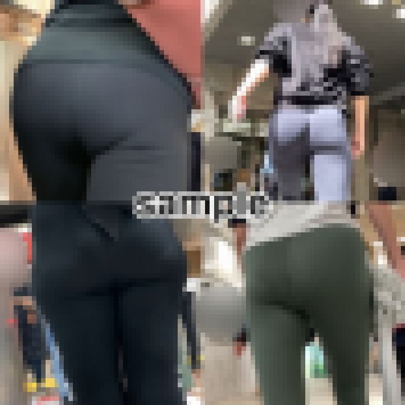 街のお姉さんにぶっかけ取材55！スポーツレギンスお姉さん特集！ サンプル画像