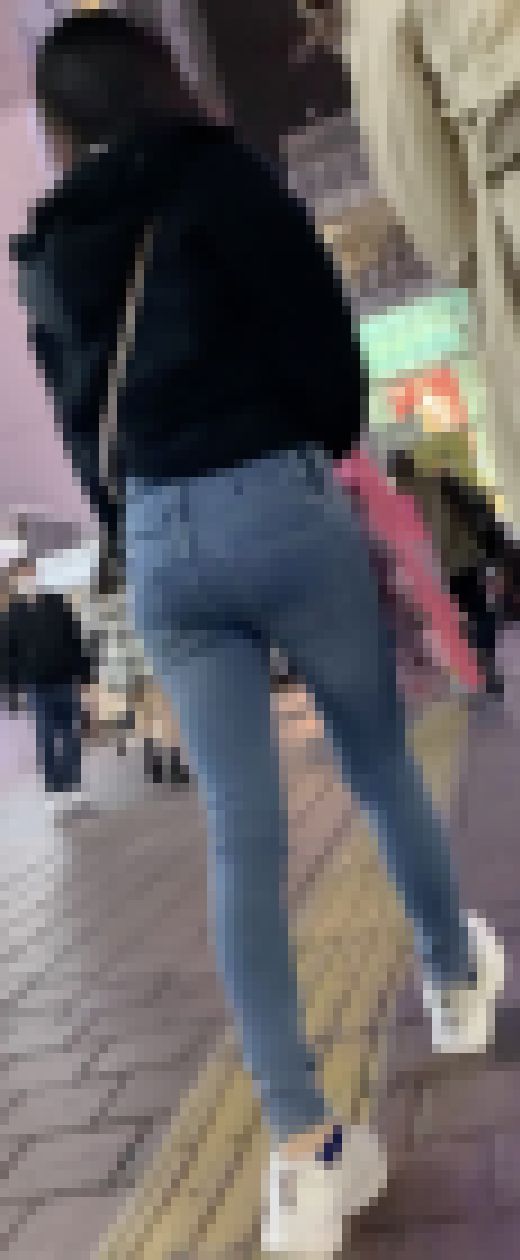057 女子大生の超シコいハイウエストスキニー美尻　サンプル画像2
