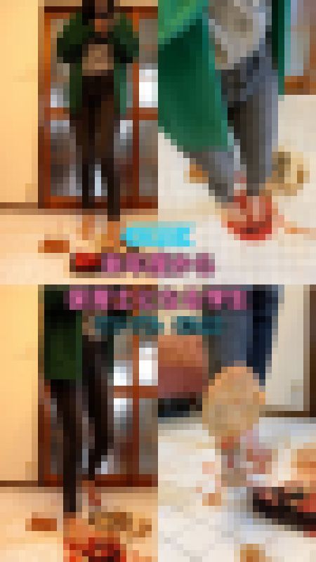 【私物‼︎】CP㊲来年度から保育士になる学生が罪悪感なしで激しく食べ物を踏み潰すR サンプル画像