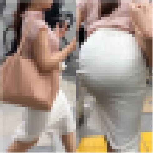 No.290「ド迫力のお尻 美人OLの白タイトスカート」 サンプル画像