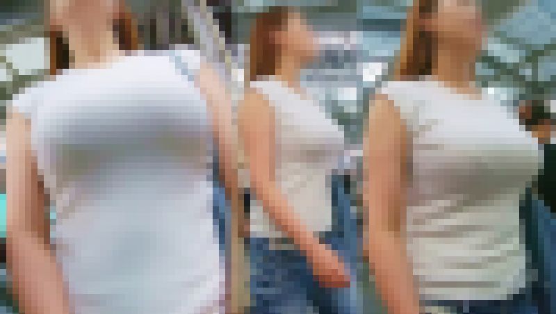 No.788跳ねる爆乳のダイナミック感が終始止まらないお姉さんに全力取材 サンプル画像