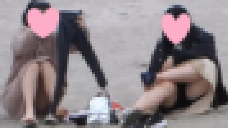 4K→FHD★6分39秒★顔出し★画像30枚付き★【射精印刷専用！！超大画像】可愛すぎる私服二人組～究極のフェチズム02 サンプル画像