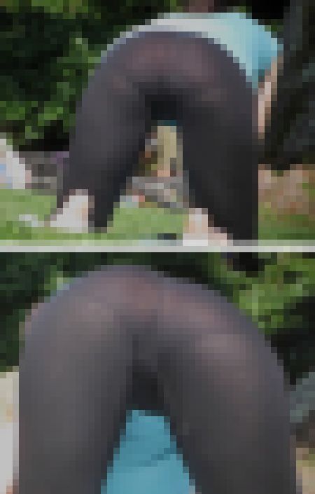 【フルHD】デカ尻パンツラインと透けパン　サンプル画像3