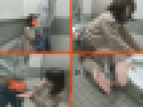 夏盛り女子○生【17】アソコが大洪水のオマセな女子○生がバックでズボズボ！最後は出された精子をとっさに手で受け止めてますｗ　サンプル画像2