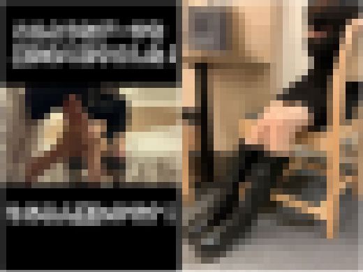 【動画】高級メンズエステで働く女性店員Ｒさん ブーツ脱ぎたての足舐め動画　サンプル画像1