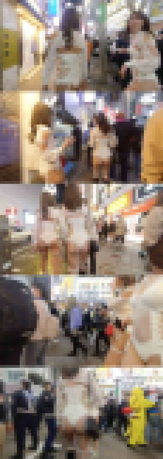【5K VR動画】渋●ハロウィン、美ヒップ丸出しの可愛いお姉さん二人組が闊歩する白うさぎバニー(2023.3.24まで) サンプル画像2