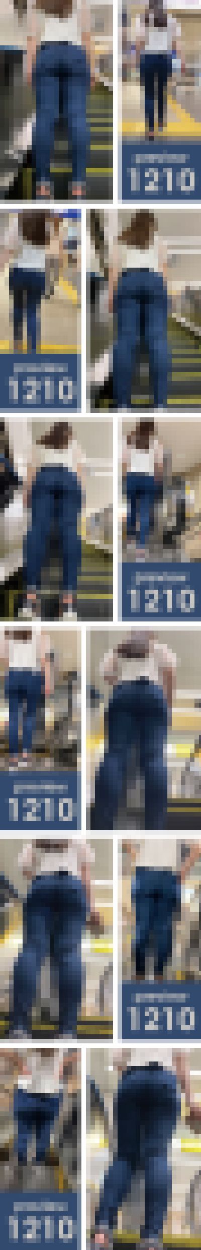 【1210】エスカ映えするケツってのはさぁ…大転子の張り出し加減で決まるんだよ！（あんた誰？）ピチピチスキニージーンズ女子　サンプル画像3