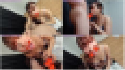 【フェラ＃5】＜顔出し＞莉菜②★ベロチュウ手コキ＆フェラ口内発射★射精後もドS手コキ責め　サンプル画像3